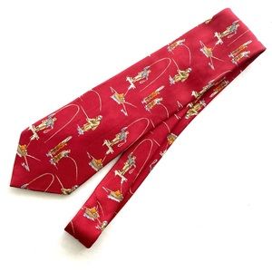 The Custom Shop "Fly Fisher" Themed Silk Necktie